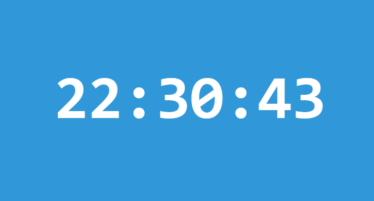 Digital Clock (React)