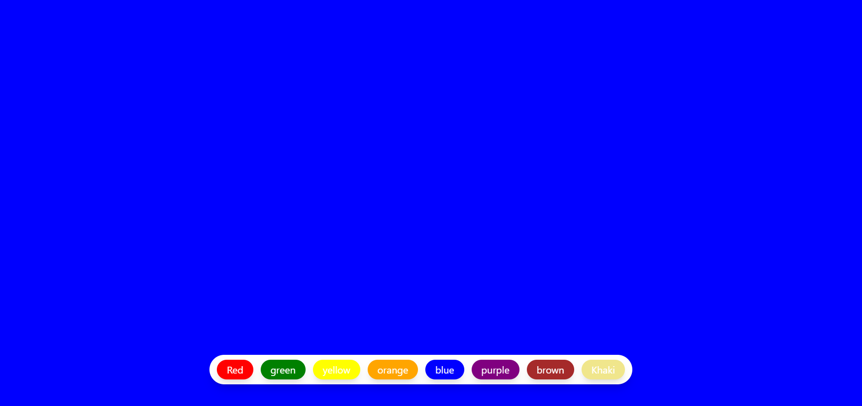 BackGround Color Changer