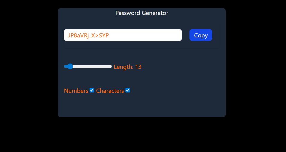 Password Generator