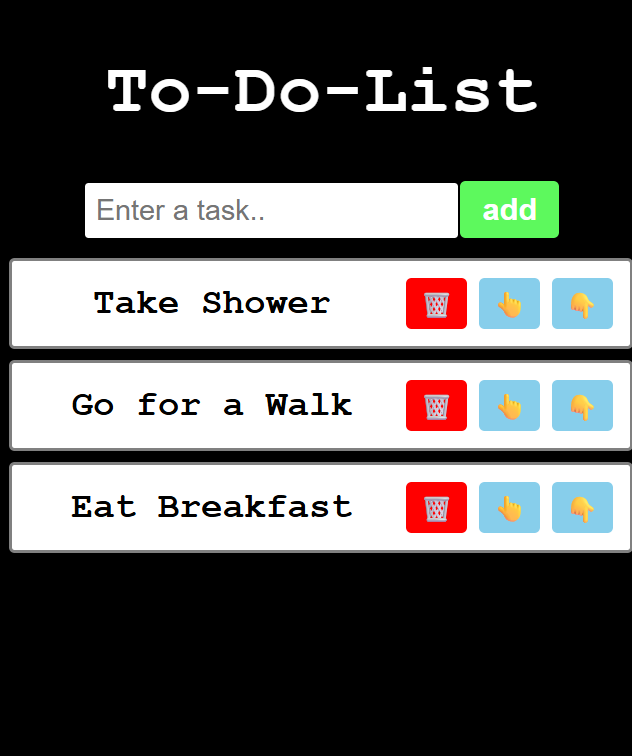 To-Do-List App [Sequencing Feature]