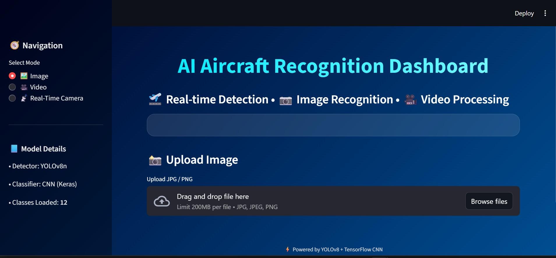 AI Based Aircraft Detection System